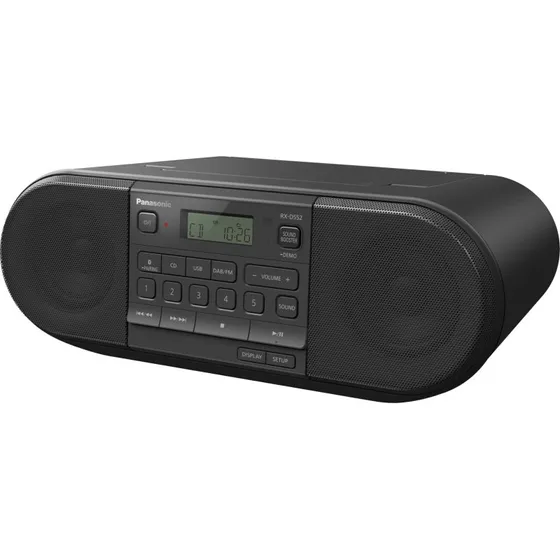 Panasonic D552 Bluetooth Boombox med DAB+/CD/FM/USB