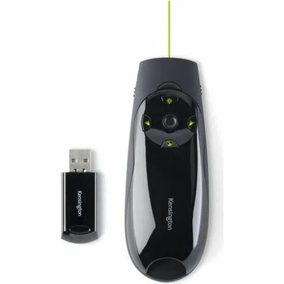 Kensington Presenter Expert Green Laser med Cursor Control, Sort