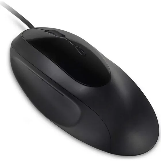 Kensington Pro Fit Ergo Kabelført Mus - 5 Knapper - Sort
