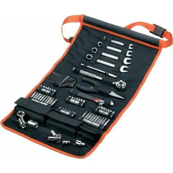 Black & Decker Rollup Skuldertaske, Sort