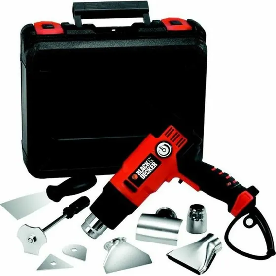 Black & Decker KX2200K-QS 2000 W varmluftpistol 65-650 °C med kuffert
