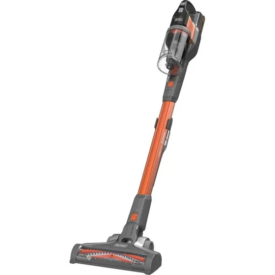 Black & Decker Powerseries Extreme 18V 2-i-1 Ledningsfri Støvsuger, Orange/Titanium, 2,0 Ah