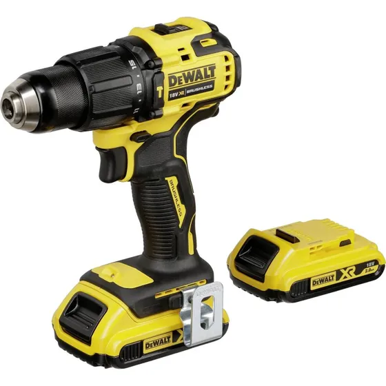 DeWALT DCD709D2T 18V Slagboremaskine med 2 batterier