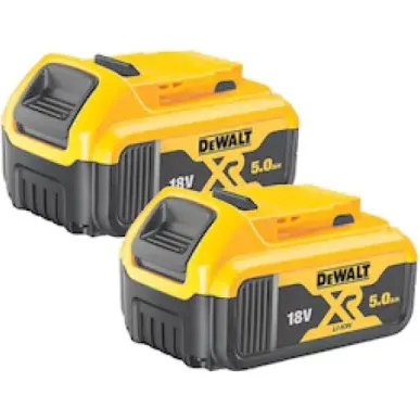 Dewalt 18V XR 5Ah Batteri Sæt DCB184P2-XJ (2 stk.)