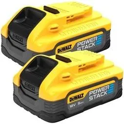 DeWALT DCBP518H2-XJ 18V XR PowerStack 5,0 Ah Batteri (2 stk)