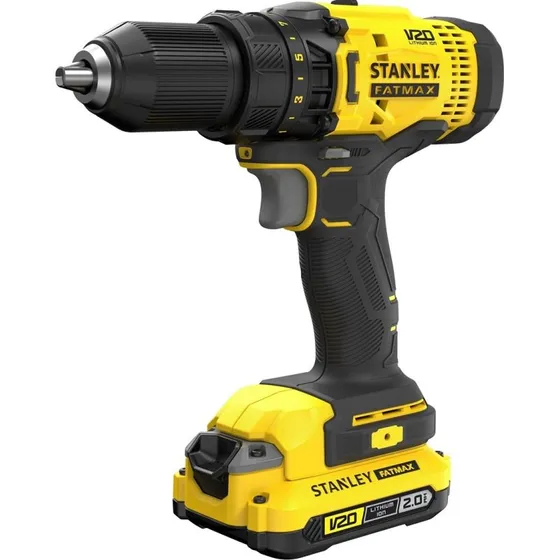 Stanley FatMax V20 18 V Bore- og Skruemaskine med 2x2,0 Ah Batterier