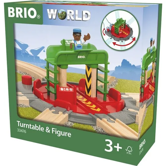 BRIO Drejeskive og figur – 7 sporforbindelser