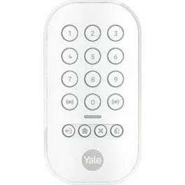 Yale Keypad AL-KP-1A-W, Trådløst Kodepanel, Hvid, 1 km Rækkevidde