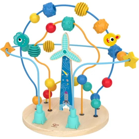 Hape Galaxy Perleløbebane – kuglebane til børn fra 4 år