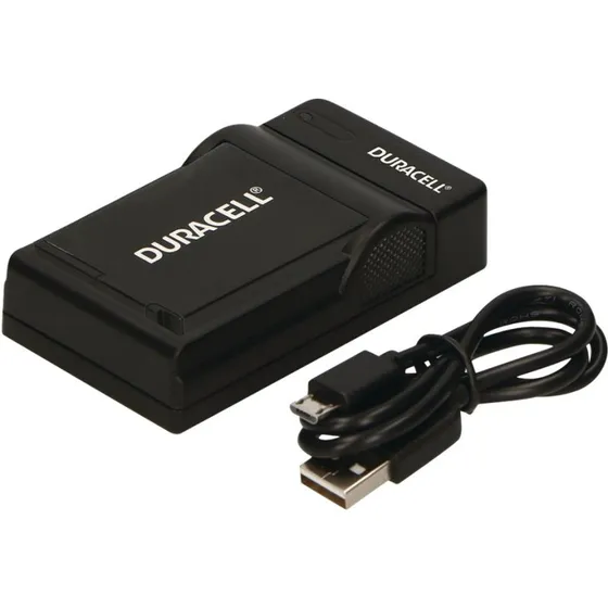 Duracell DRN5923 EN-EL12 USB-batterioplader, sort