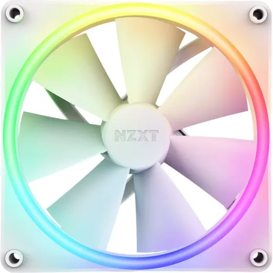 NZXT F140 RGB DUO 140mm Hvid Kabinet Køler med PWM & RGB