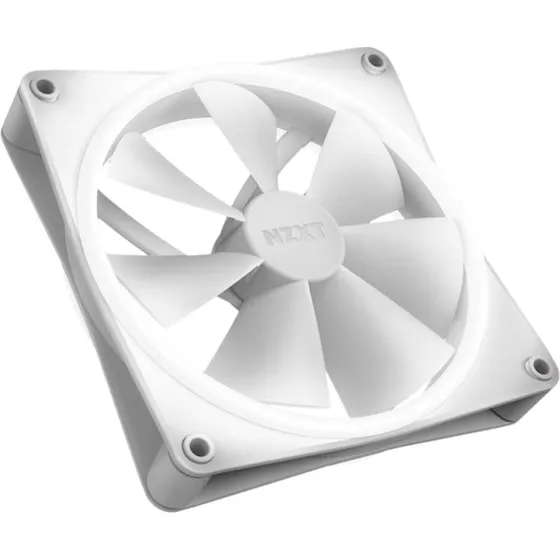 NZXT F140 RGB DUO 2-pack Hvid 140mm PWM Kabinet Ventilator med RGB