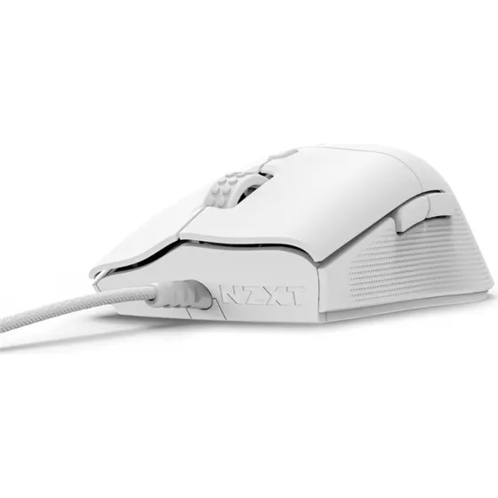 NZXT Lift 2 Ergo Gaming Mus - Hvid - Optisk - 26000 dpi