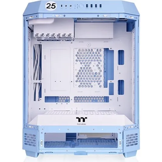 Thermaltake The Tower 600 Blå Mid Tower med Glasvindue