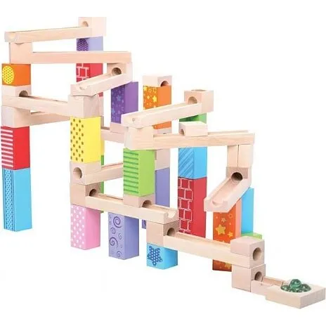 Bigjigs glaskuglebane 53 dele – fra 3 år