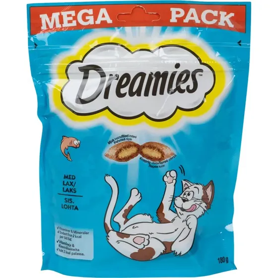 Dreamies kattesnack laks 180 g