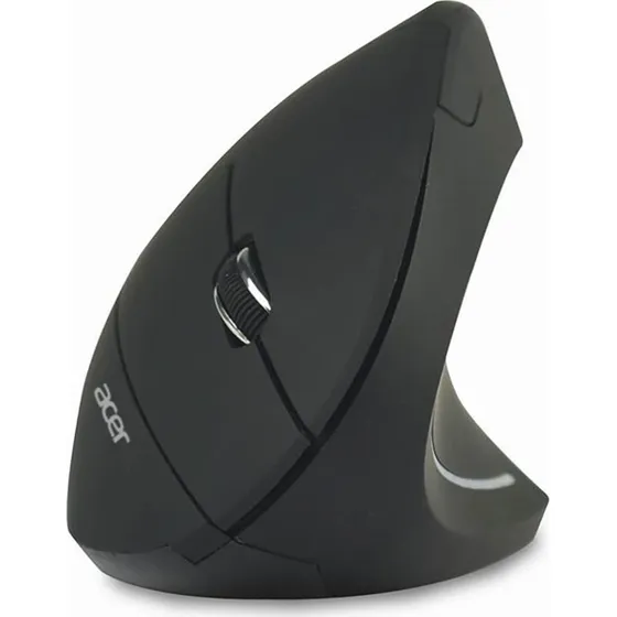 Acer Vertical Ergonomisk Trådløs Mus 2.4 GHz, Sort