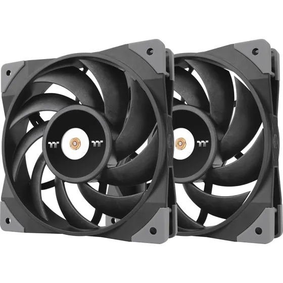 Thermaltake TOUGHFAN 12 120 mm 2-pak Sort