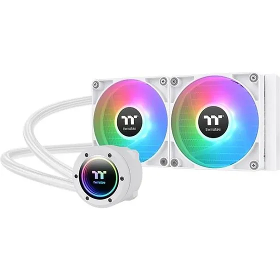 Thermaltake TH240 V2 ARGB 240 mm CPU-vandkøler, hvid