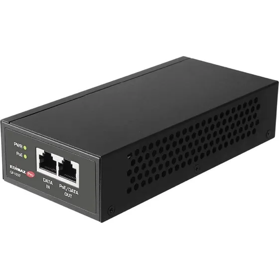 Edimax GP-103IT PoE Injector 90W Gigabit, Sort