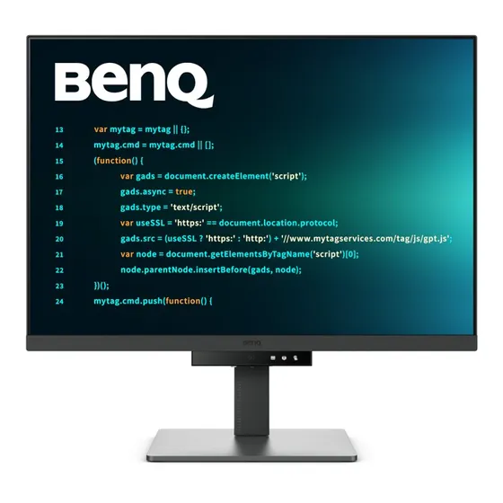 BenQ RD280U 28,2" 4K Ultra HD IPS-skærm, 3840x2560, USB-C, 60 Hz, sort