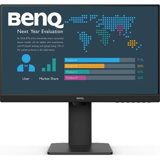 BenQ BL2486TC 23,8" Full HD IPS-skærm, sort