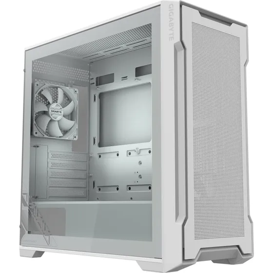Gigabyte C102 Glass ICE Hvid Mid Tower (Ingen Strømforsyning)