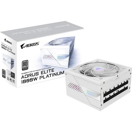 Gigabyte Aorus Elite P1000W ICE 1000W 80 Plus Platinum, fuldt modulær, ATX 3.0