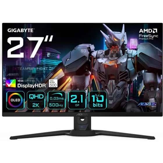 Gigabyte AORUS FO27Q5P 27" OLED QHD 500 Hz