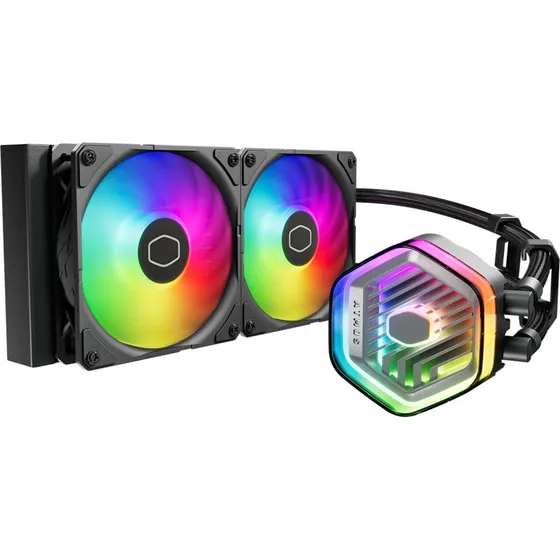 Cooler Master MasterLiquid 240 Atmos ARGB 240 mm Vandkøler Sort