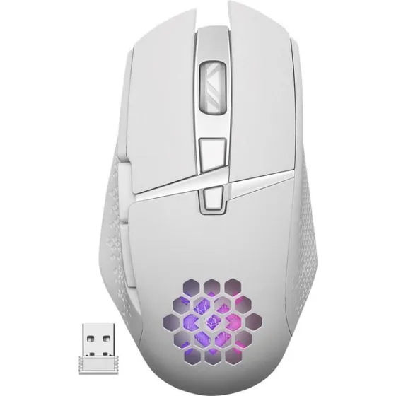 Defender GLORY GM-514 Trådløs Gaming Mus Hvid (3200 DPI)
