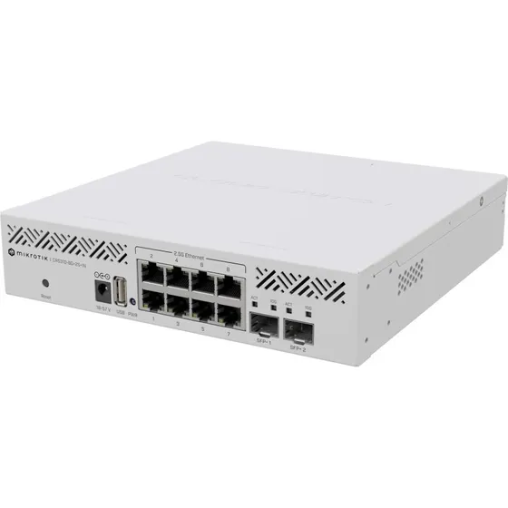 MikroTik CRS310-8G+2S+IN 10-porte 2,5G/10G Managed Switch Hvid