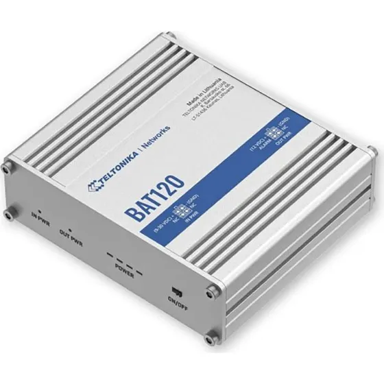 Teltonika Mini UPS, 6 timer batteri, 2 x 4-pin DC, DIN-monteret
