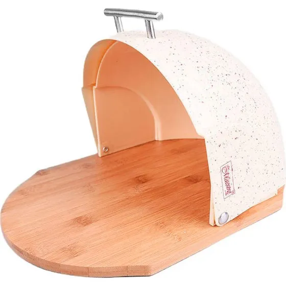 Maestro MR-1678-BR-Beige Brødkasse (37,5x27,5x21 cm)