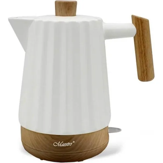 Maestro MR-075 Keramisk Elkedel 2,0 L, Hvid