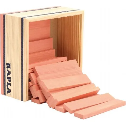 KAPLA klodser 40 stk. – pink, 12 x 2,4 x 0,8 cm