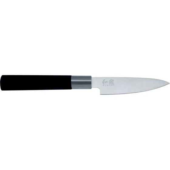 Kai Wasabi Black Skrællekniv 10 cm, Sort