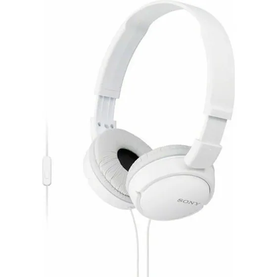 Sony MDR-ZX110AP Hovedtelefoner med Mikrofon - Hvid
