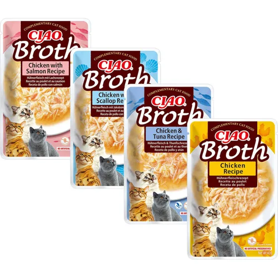 Inaba Chicken Broth Kyllingebouillon med kyllingestrimler 40 g