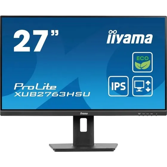 Iiyama XUB2763HSU-B1 27" FHD 100Hz IPS Gaming Skærm, Sort