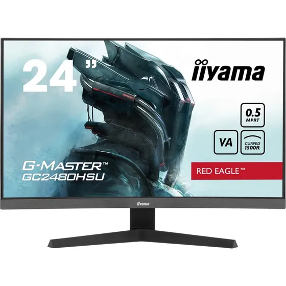 iiyama G-MASTER Red Eagle GC2480HSU-B1 24" Curved 180Hz VA Gaming-skærm