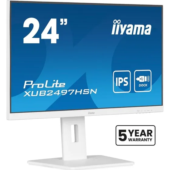 iiyama ProLite XUB2497HSN-W2 24" IPS USB-C 100Hz hvid