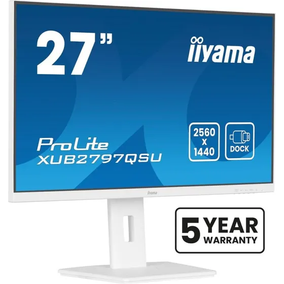 iiyama ProLite XUB2797QSU-W2 27" QHD IPS 100Hz hvid