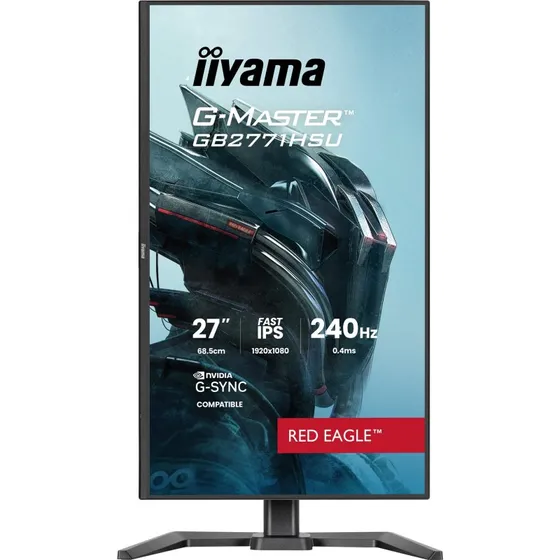 iiyama G-MASTER Red Eagle GB2771HSU-B1 27" Fast IPS 240 Hz Gaming-skærm