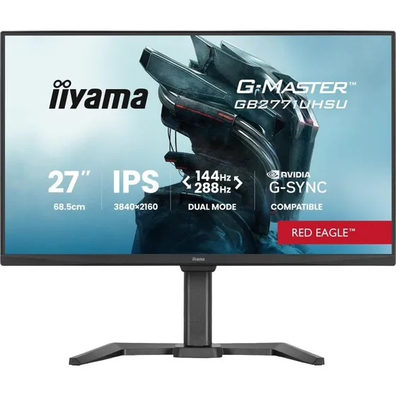 iiyama G-Master GB2771UHSU-B1 27" 4K 288 Hz Gaming-skærm, sort