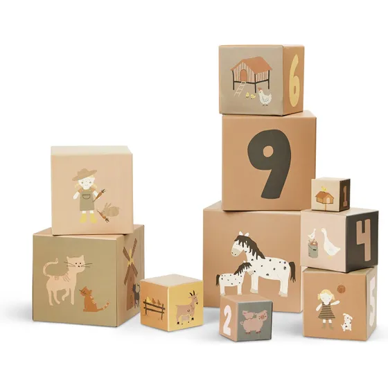 Smallstuff Stableklodser Bondegård & Dukker 10 stk (1+ år)