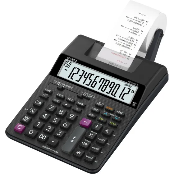 Casio HR-150RCE Printe-regnemaskine 12 cifre