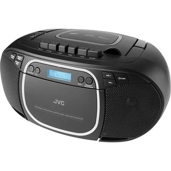 JVC RC-E561B-DAB Bærbar CD-afspiller med DAB+ og Bluetooth, sort