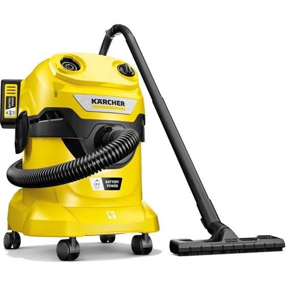 Kärcher WD 4-18 Dual Battery Set Gul