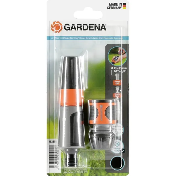 Gardena 18288-20 Vandingsdyse med Kobling 1/2"+5/8"